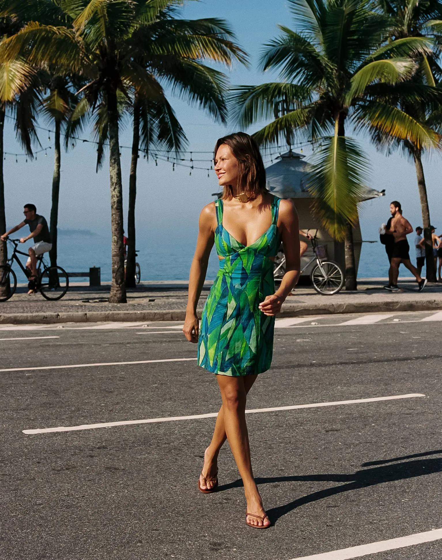 Mari Short Dress - Tropics sold by Vix product image thumbnail 2