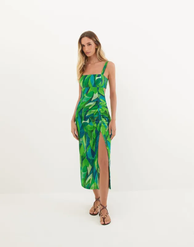 Mira Midi Dress (Final Sale) - Tropics sold by Vix