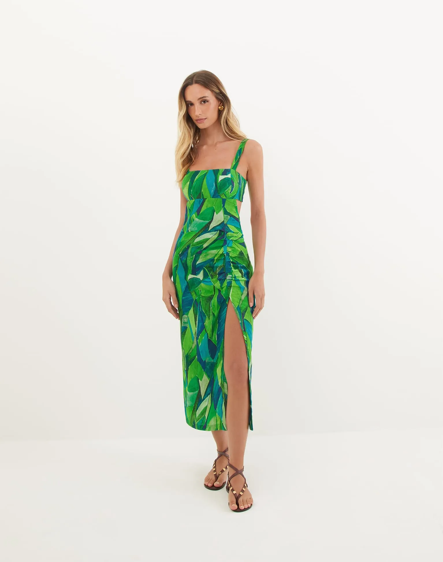 Mira Midi Dress (Final Sale) - Tropics sold by Vix