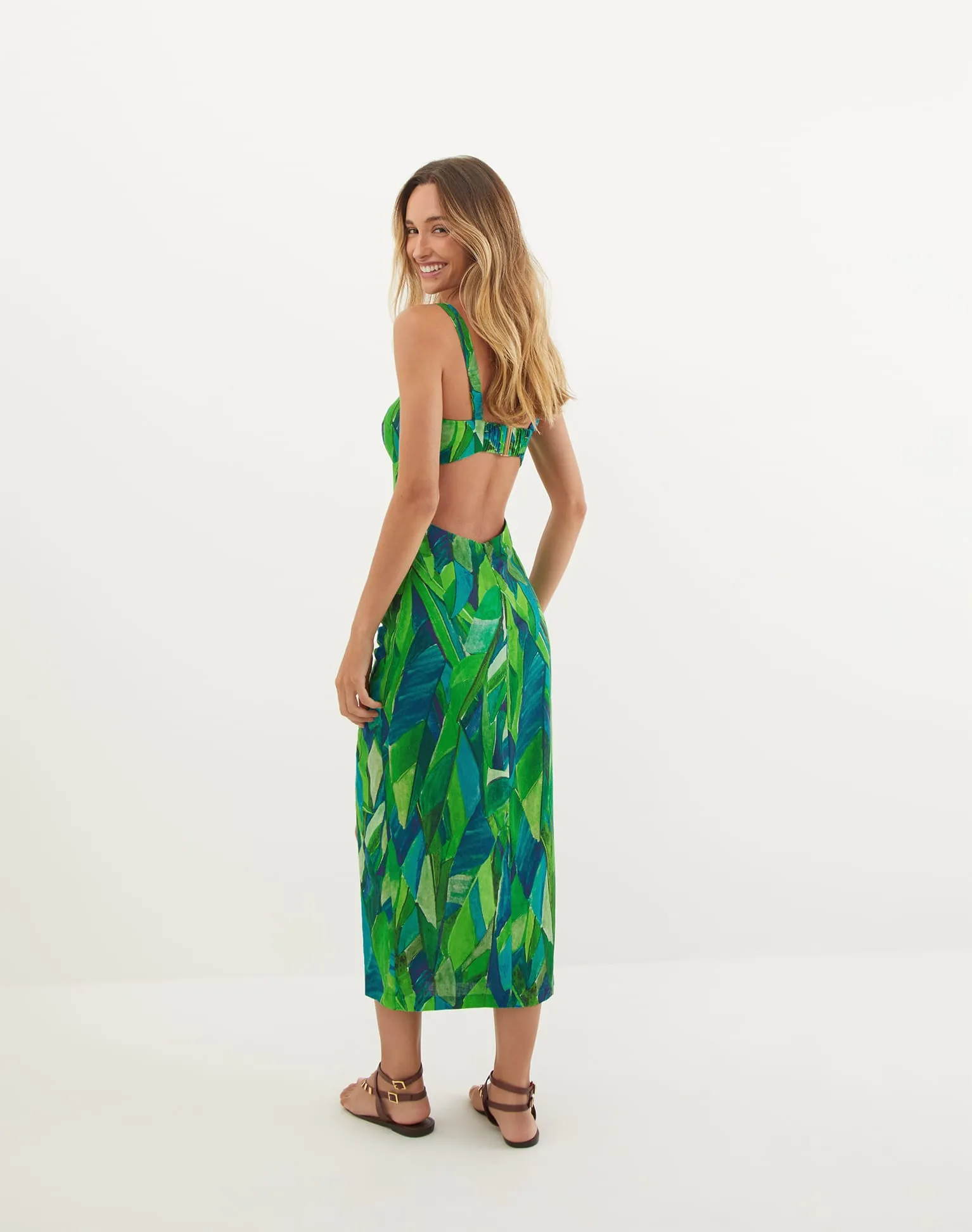 Mira Midi Dress (Final Sale) - Tropics sold by Vix product image thumbnail 2