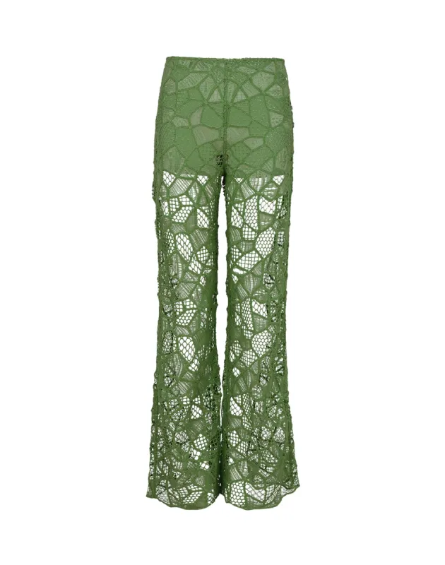 Hollie Flared Pants - Aloe made by Vix