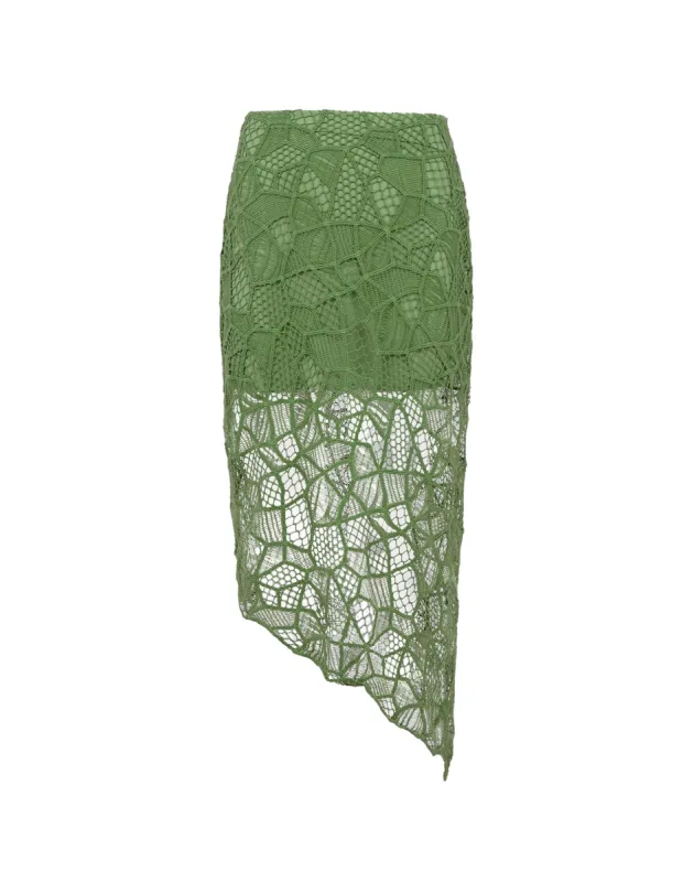 Hollie Midi Skirt (Final Sale) - Aloe sold by Vix