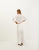 Eyelet Bea Maxi Skirt - Off White sold by Vix