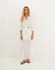 Eyelet Bea Maxi Skirt - Off White sold by Vix