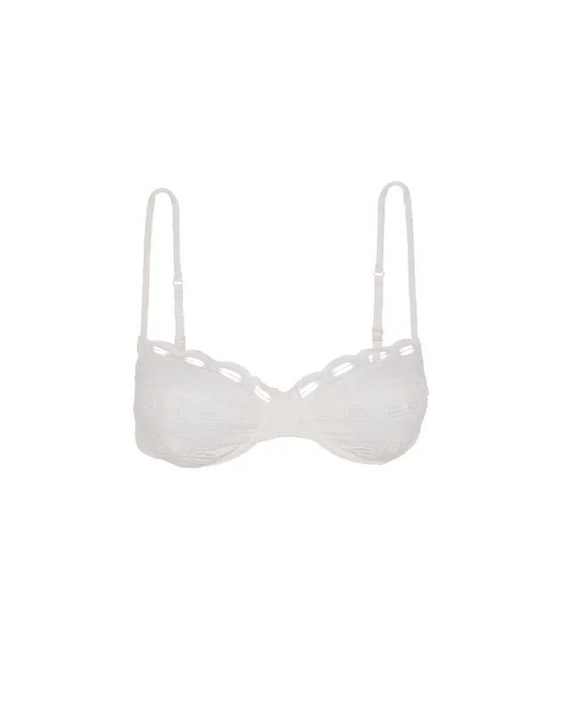 Eyelet Naya Nissi Top - White sold by Vix