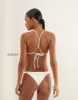 Firenze Kori T Back Tri Top - Off White sold by Vix