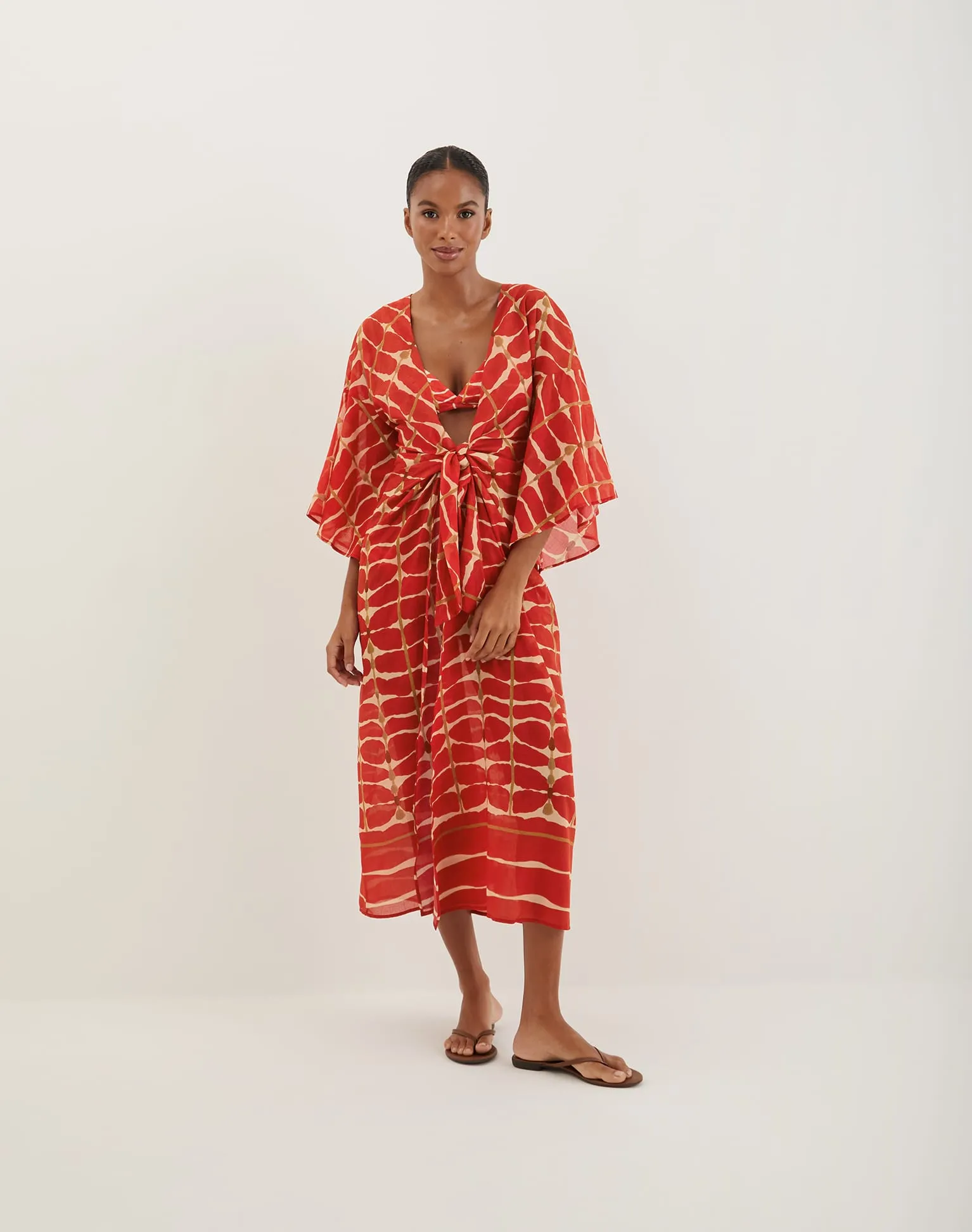 Perola Long Caftan (Final Sale) - Agni sold by Vix