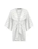Eyelet Perola Short Cover Up - Off White sold by Vix