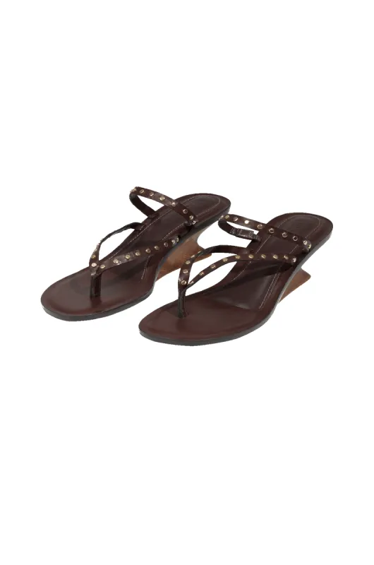 Betina Sandals - Coffee sold by Vix