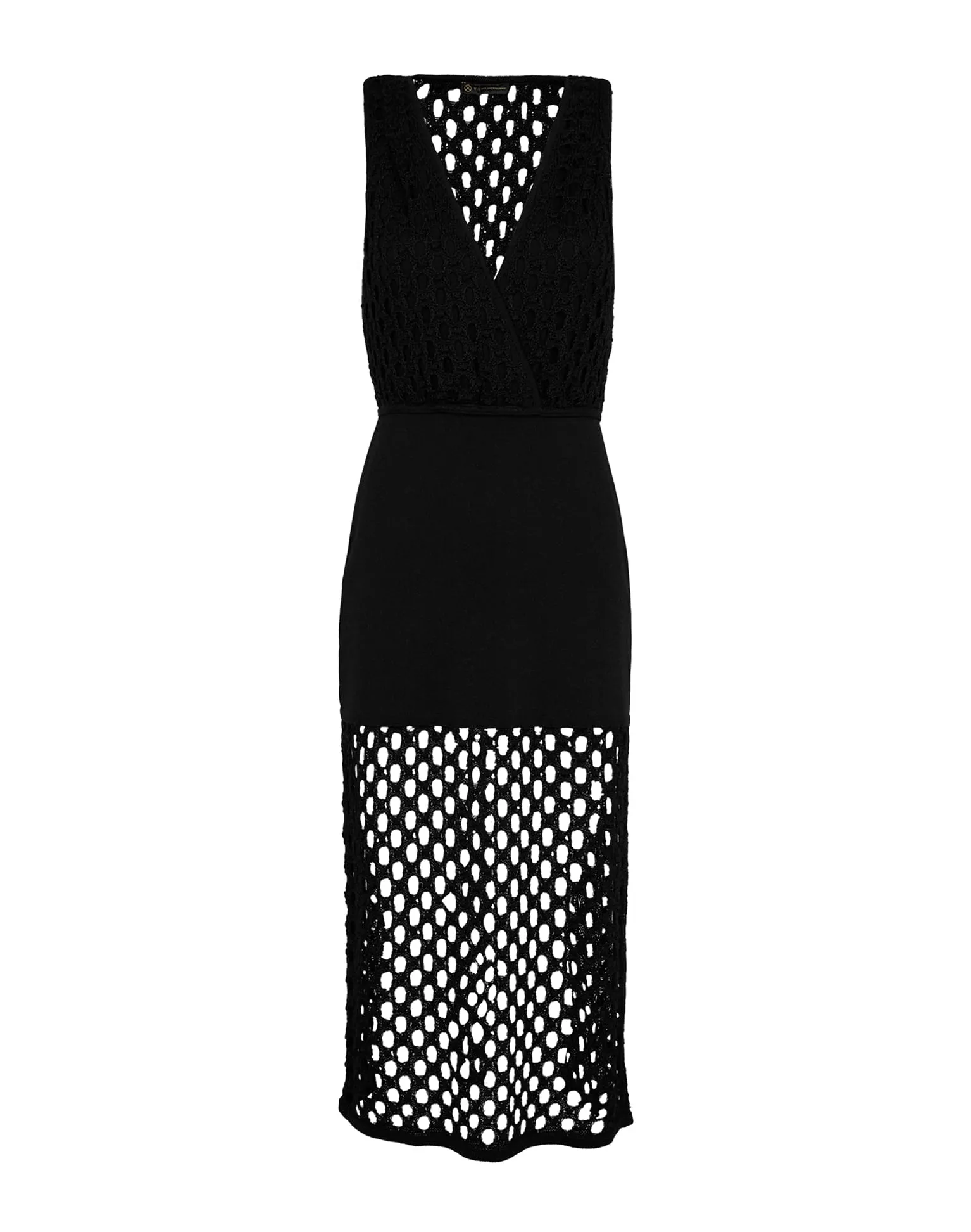 Knit Star Midi Dress - Black sold by Vix product image thumbnail 5