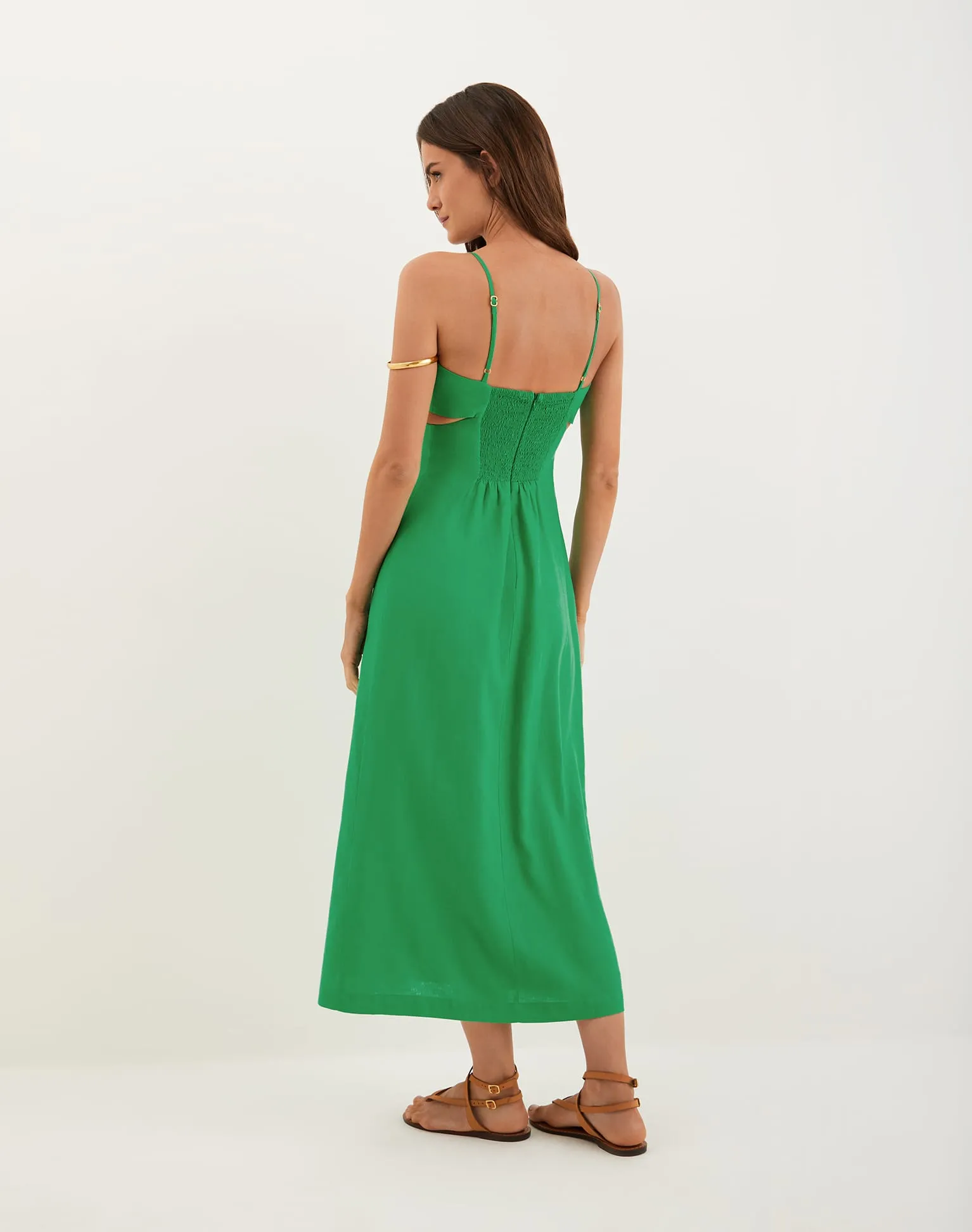 Kylie Midi Dress - Meadow sold by Vix product image thumbnail 3