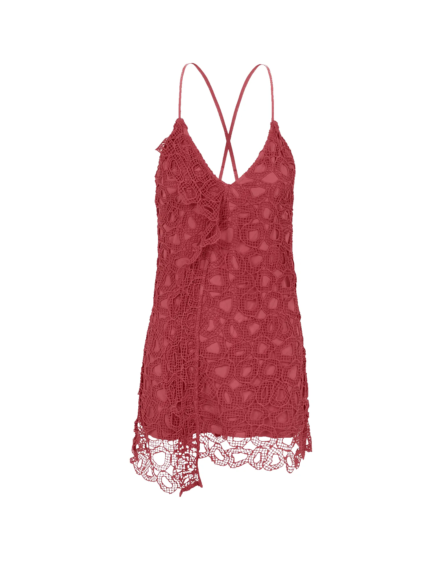 Eyelet Tisa Mini Dress - Primrose sold by Vix product image thumbnail 5