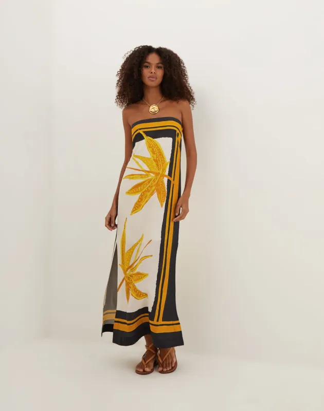 Penelope Long Dress (Exchange Only) - Tuscan sold by Vix