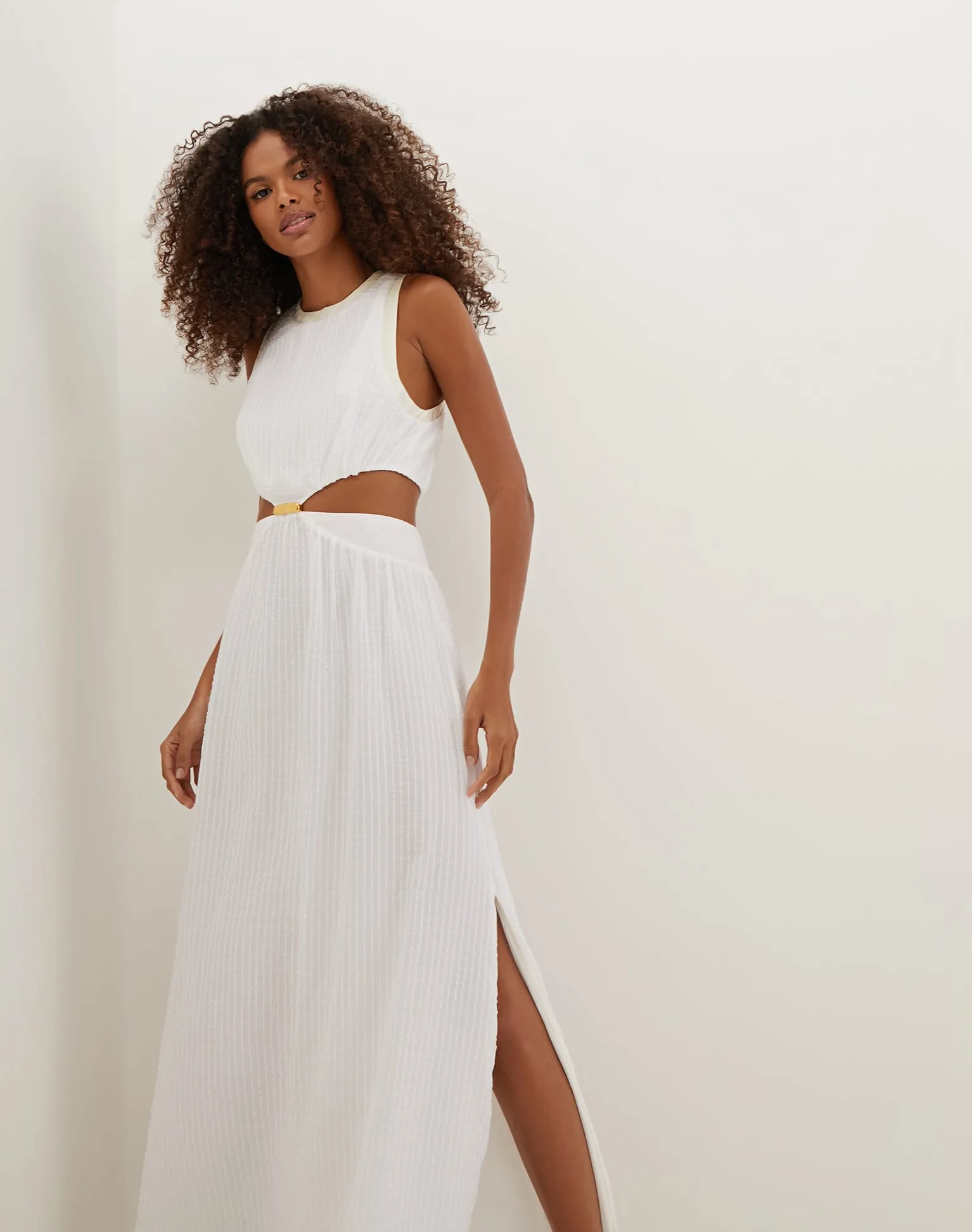 Anai Maxi Dress - Off White sold by Vix product image thumbnail 4