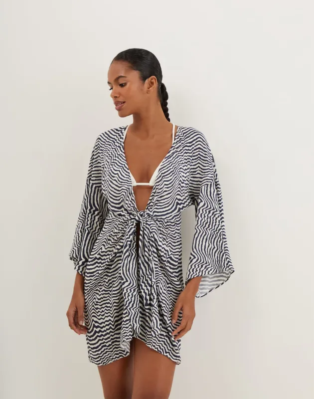 Perola Knot Short Cover Up - Ravine sold by Vix