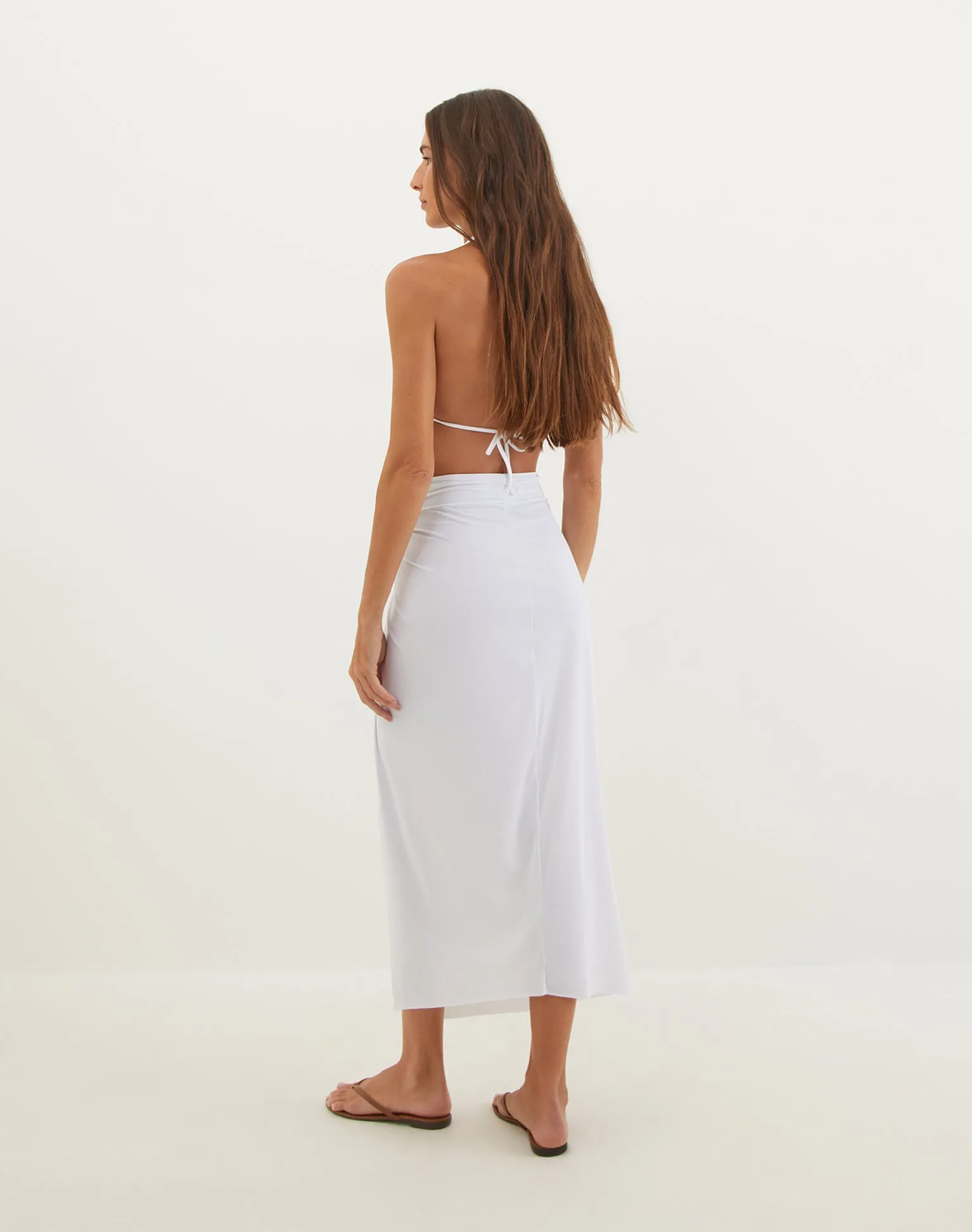 Karen Midi Skirt - Off White sold by Vix product image thumbnail 3