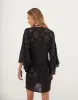 Perola Knot Short Cover Up - Black sold by Vix