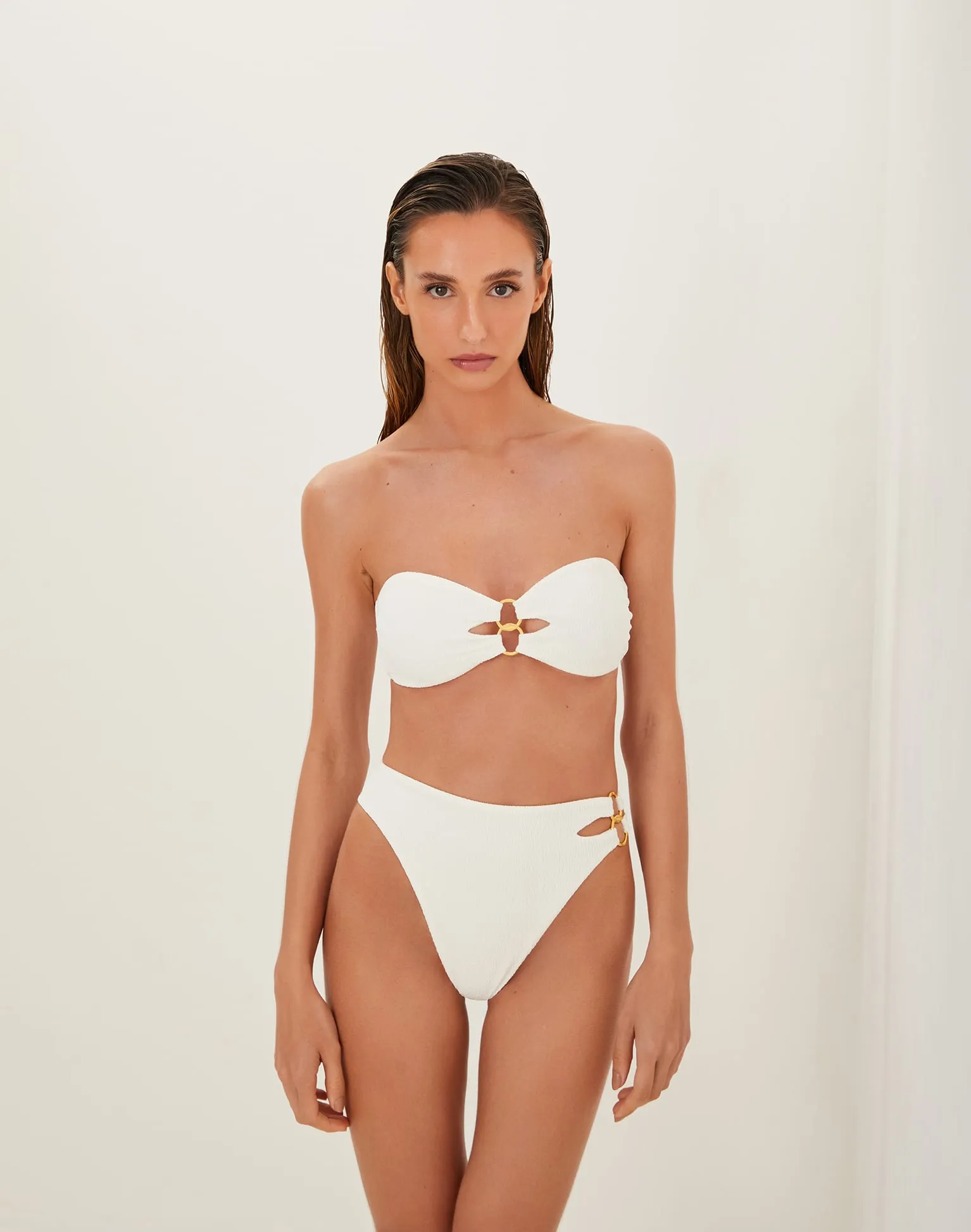 Firenze Jolie Hot Pant Bottom - White sold by Vix product image thumbnail 2