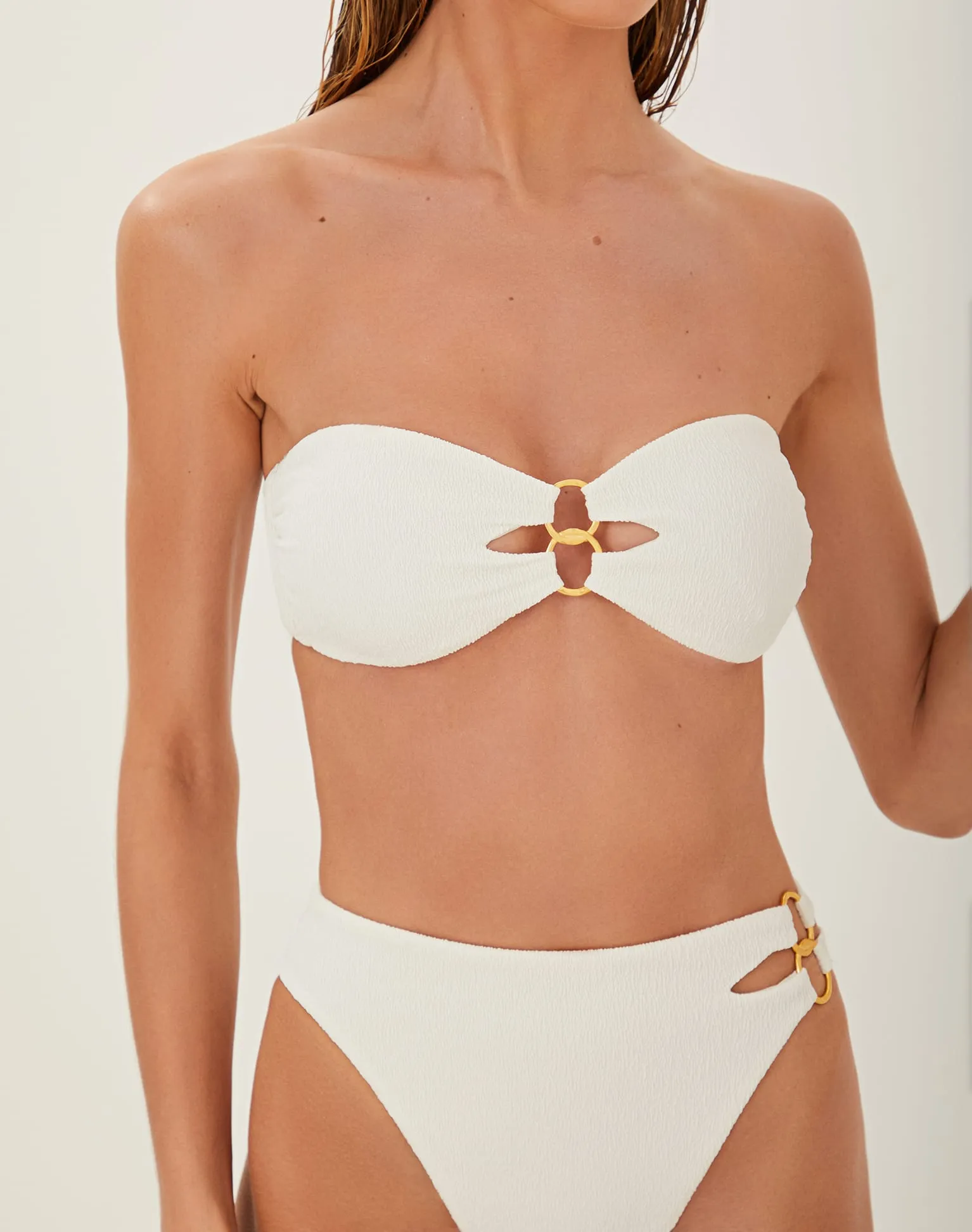 Firenze Jolie Hot Pant Bottom - White sold by Vix product image thumbnail 3