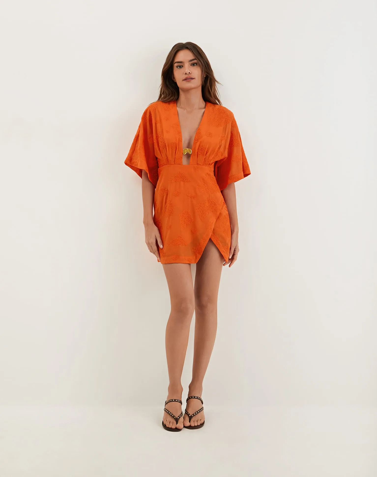 Pietra Short Dress (Exchange Only) - Marigold sold by Vix