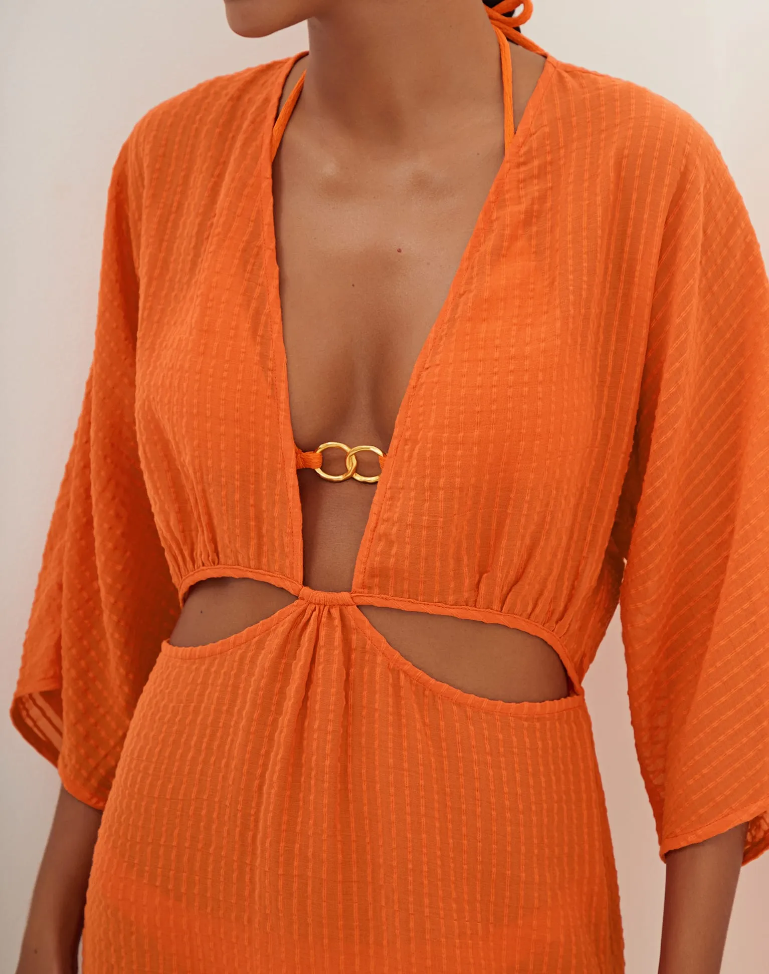 Allie Short Cover Up (Exchange Only) - Marigold sold by Vix product image thumbnail 4
