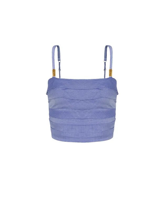 Cassia Top - Sapphire sold by Vix