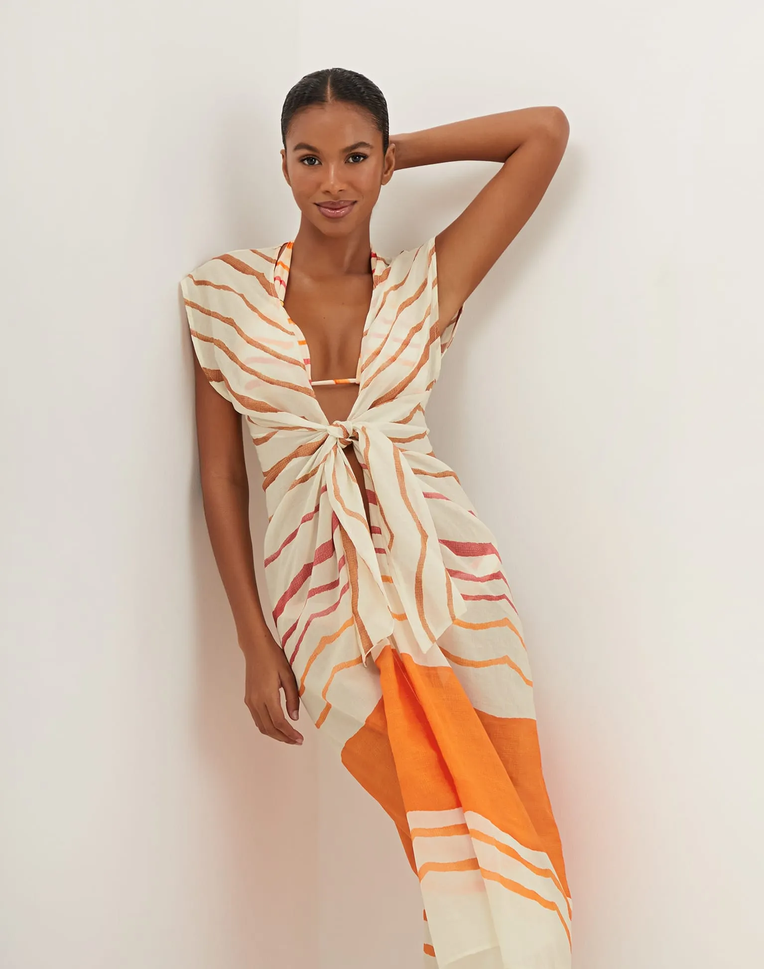 Sasha Long Cover Up - Sandstone sold by Vix product image thumbnail 4