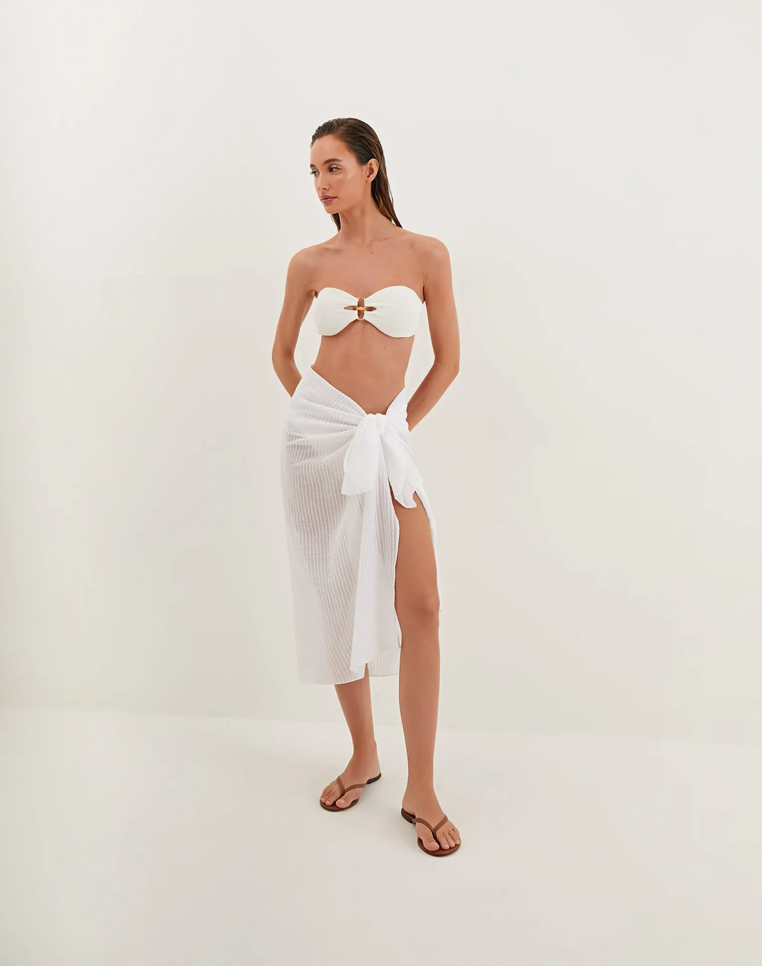 Sarong - Off White sold by Vix