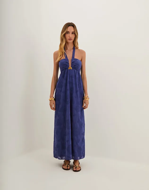 Pietra Maxi Dress - Sapphire sold by Vix