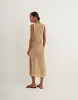 Knit Hanna Long Cover Up - Natural sold by Vix