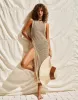 Knit Hanna Long Cover Up - Natural sold by Vix