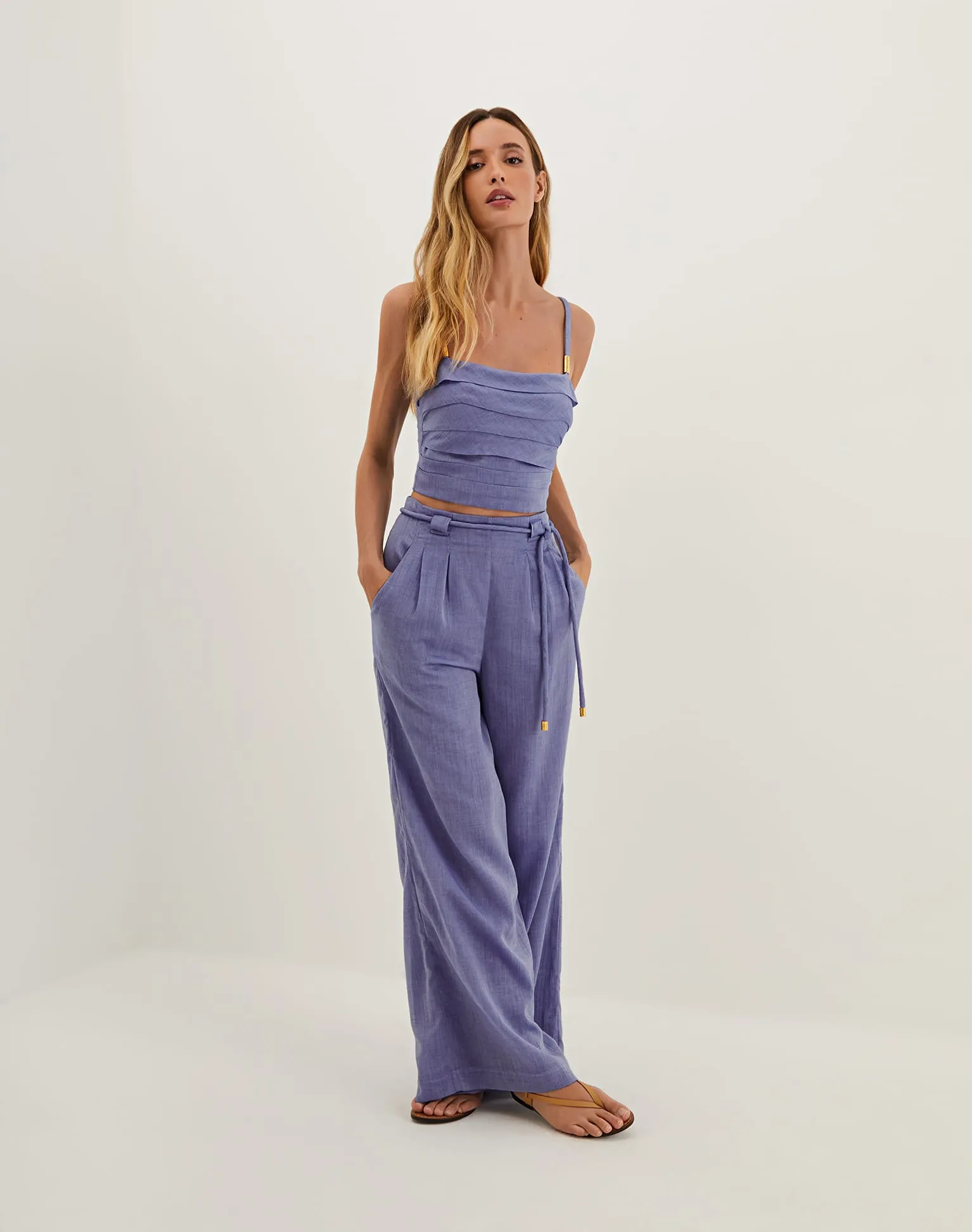 Cassia Pants - Sapphire sold by Vix product image thumbnail 2