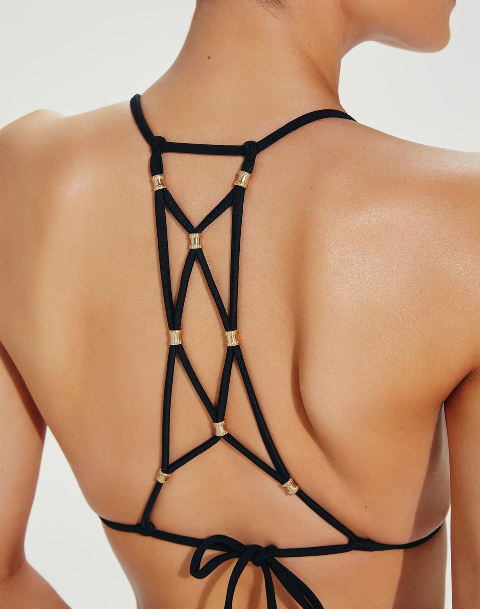 Lucy Triangle Top - Black sold by Vix product image thumbnail 3