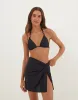 Karen Mini Pareo Skirt - Black sold by Vix