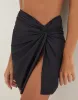 Karen Mini Pareo Skirt - Black sold by Vix