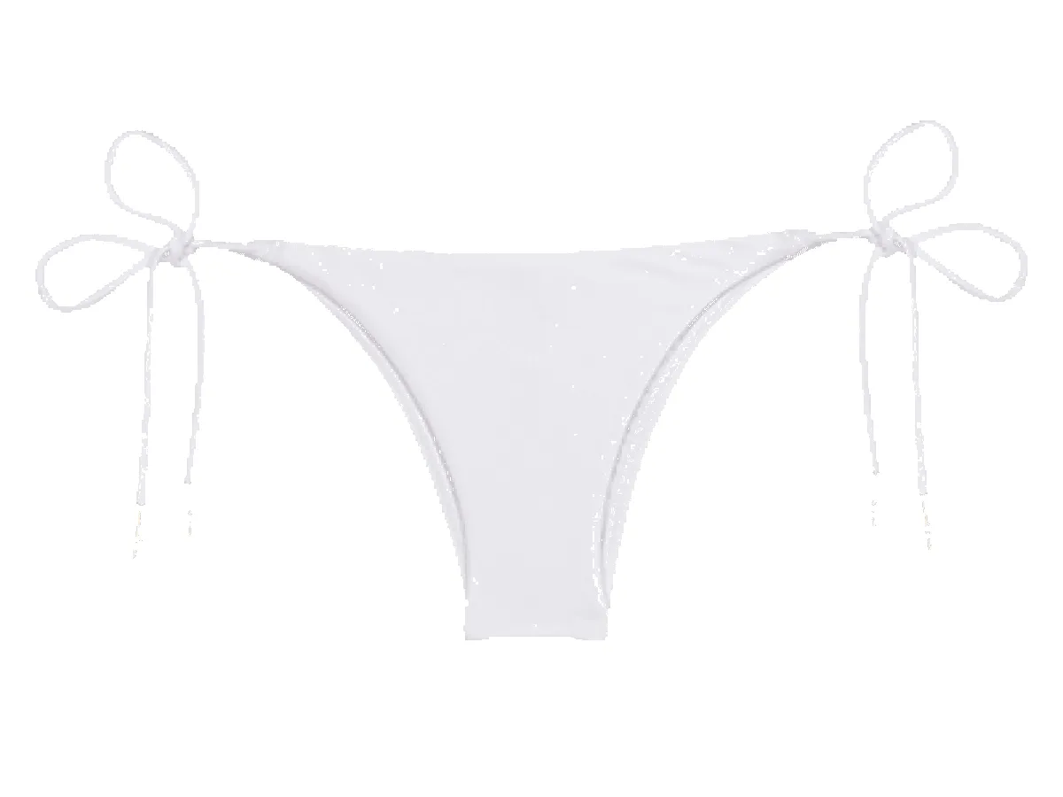 Lucy Tie Side Bottom - White sold by Vix