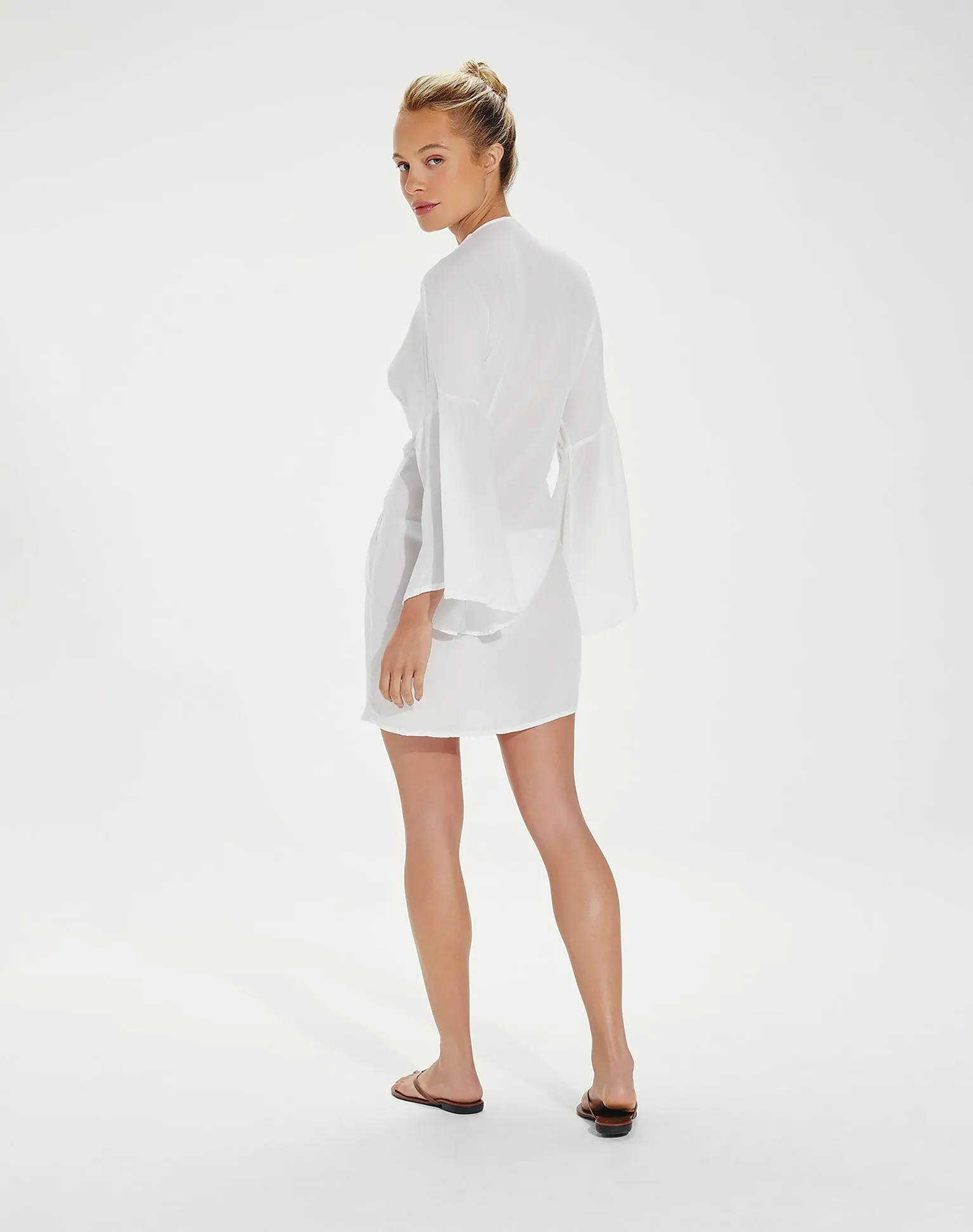 Perola Short Cover Up - Off White sold by Vix product image thumbnail 2