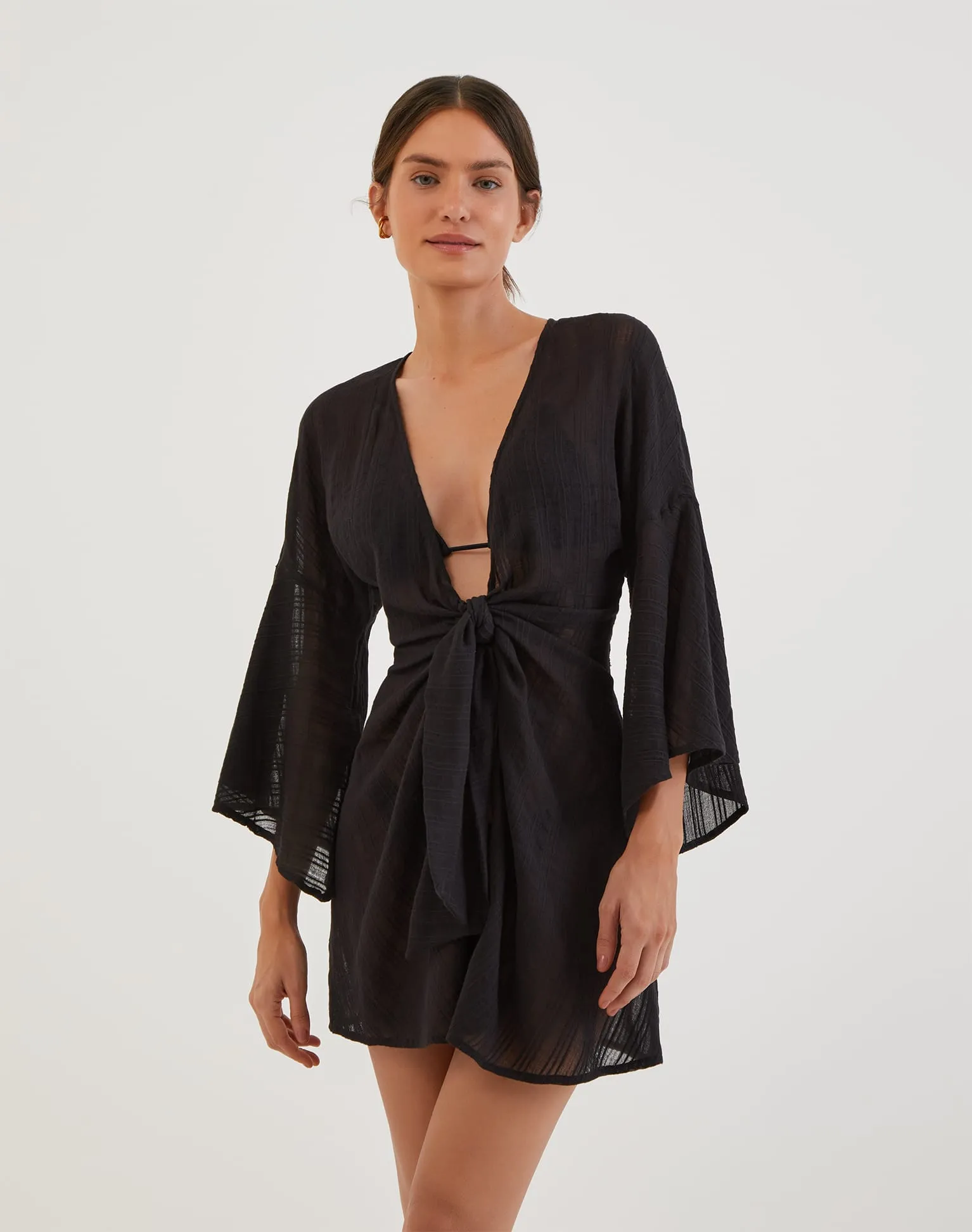 Perola Short Cover Up - Black sold by Vix product image thumbnail 3
