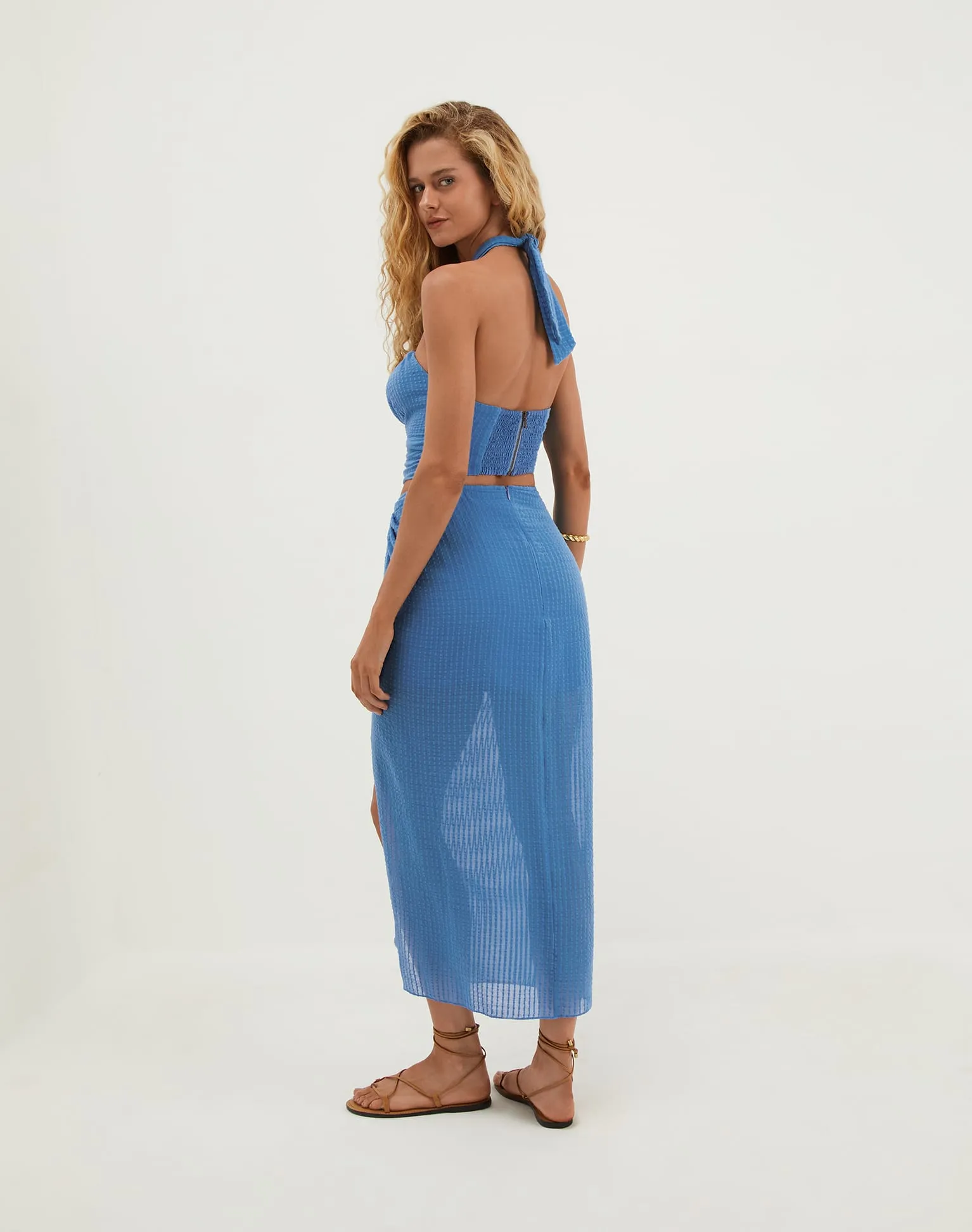 Aurora Midi Skirt - Beach Front sold by Vix product image thumbnail 4