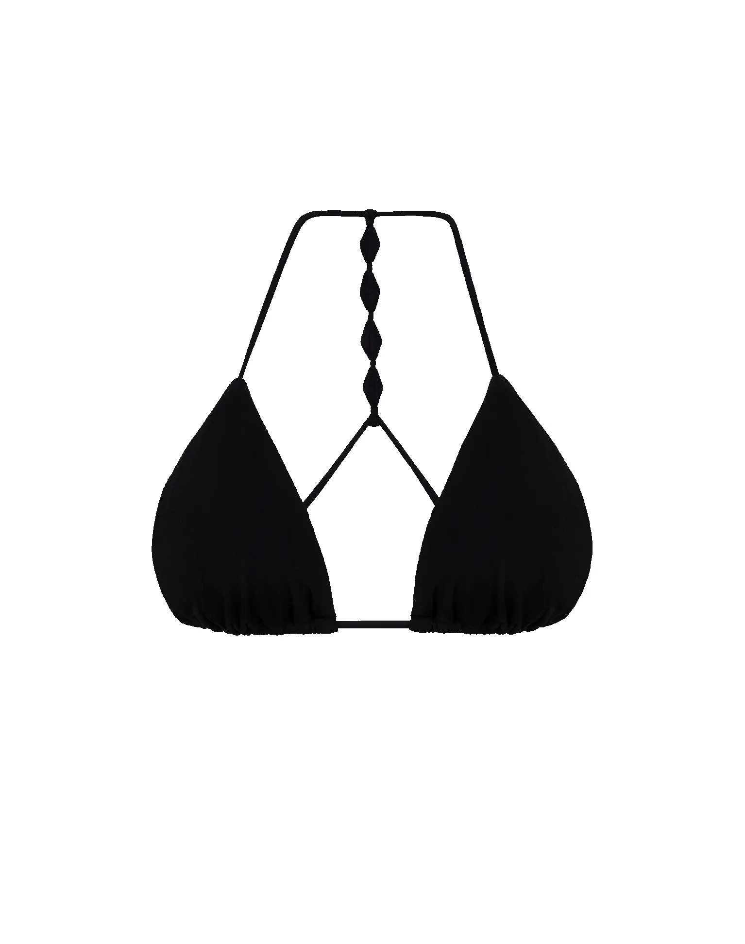 Alexa T Back Tri Top - Black sold by Vix