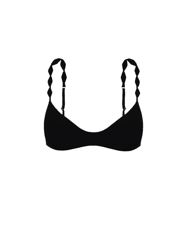 Alexa Vivian Top - Black made by Vix