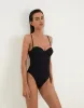 Firenze Corsage One Piece - Black sold by Vix