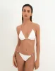 Firenze Ney T Back Tri Top - White sold by Vix