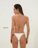 Firenze Ney T Back Tri Top - White sold by Vix