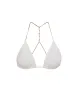 Firenze Ney T Back Tri Top - White sold by Vix