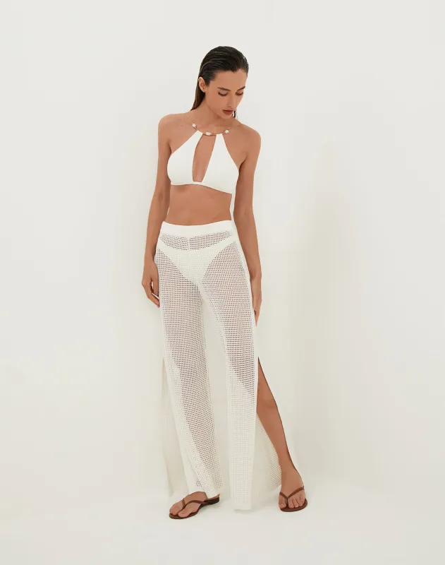 Knit Valerie Pants - Off White sold by Vix