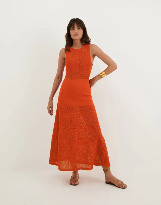 Knit Silvie Long Dress - Spritz sold by Vix