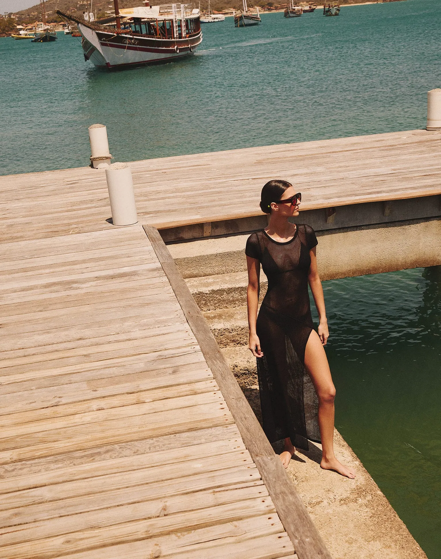 Sylvie Long Cover Up - Black sold by Vix product image thumbnail 2