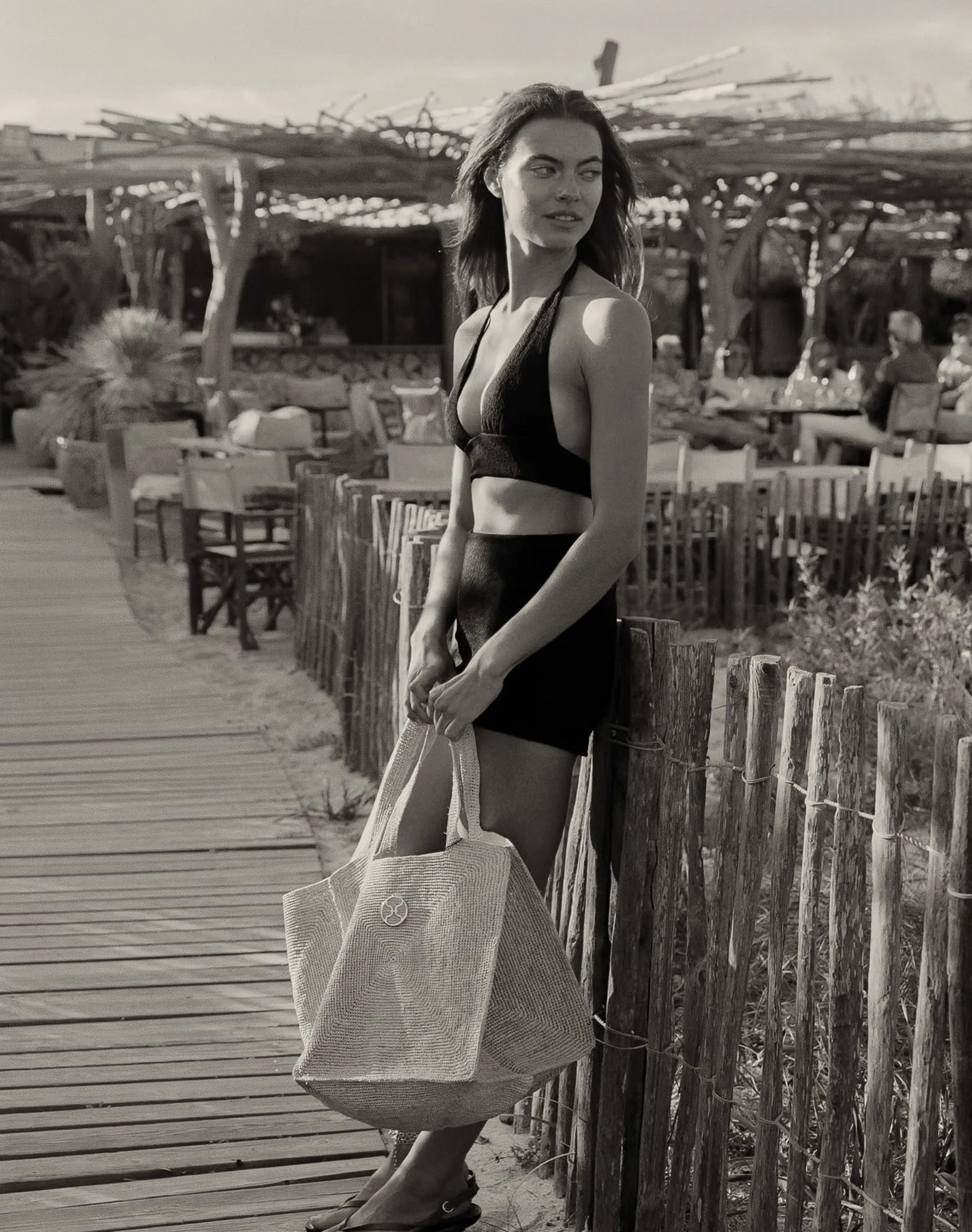 Firenze Vanessa Top - Black sold by Vix product image thumbnail 3