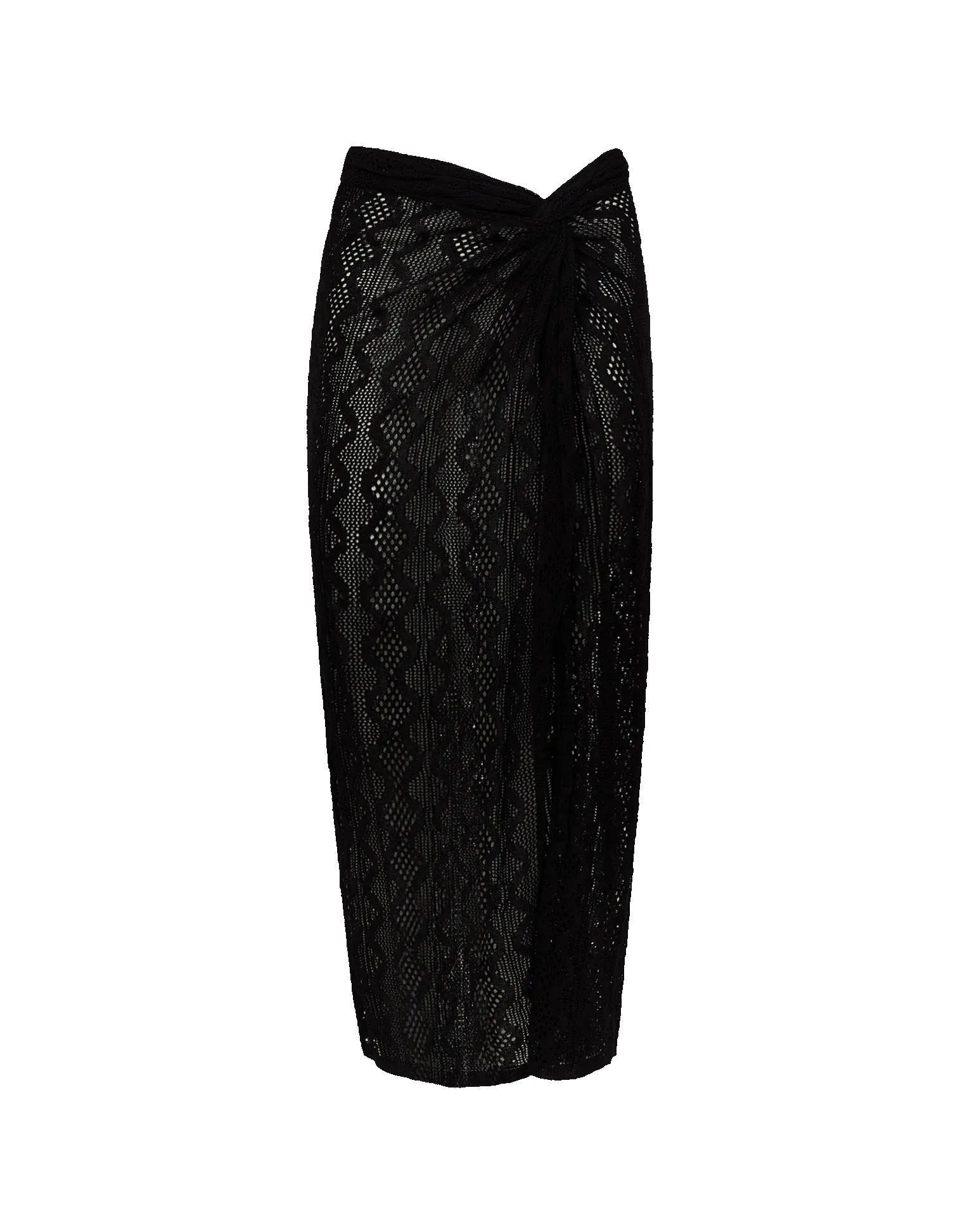 Knit Karen Midi Skirt - Black sold by Vix product image thumbnail 5